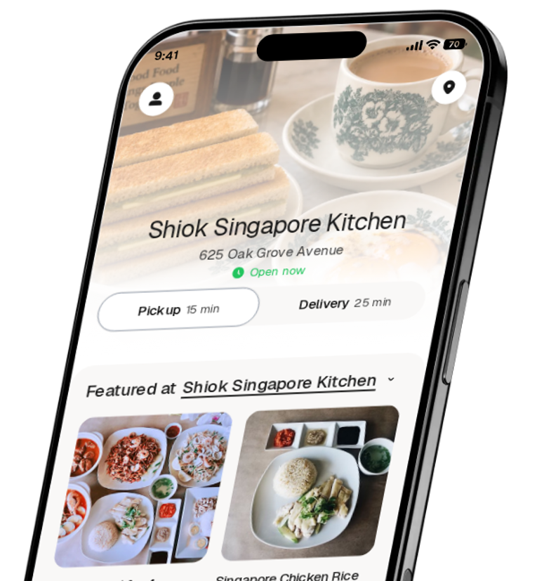 Shiok Singapore Kitchen app preview