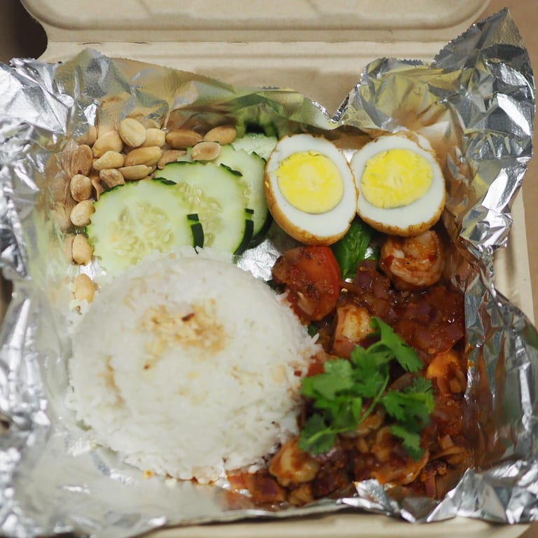 Delicious Nasi Lemak and Malaysian Cuisine